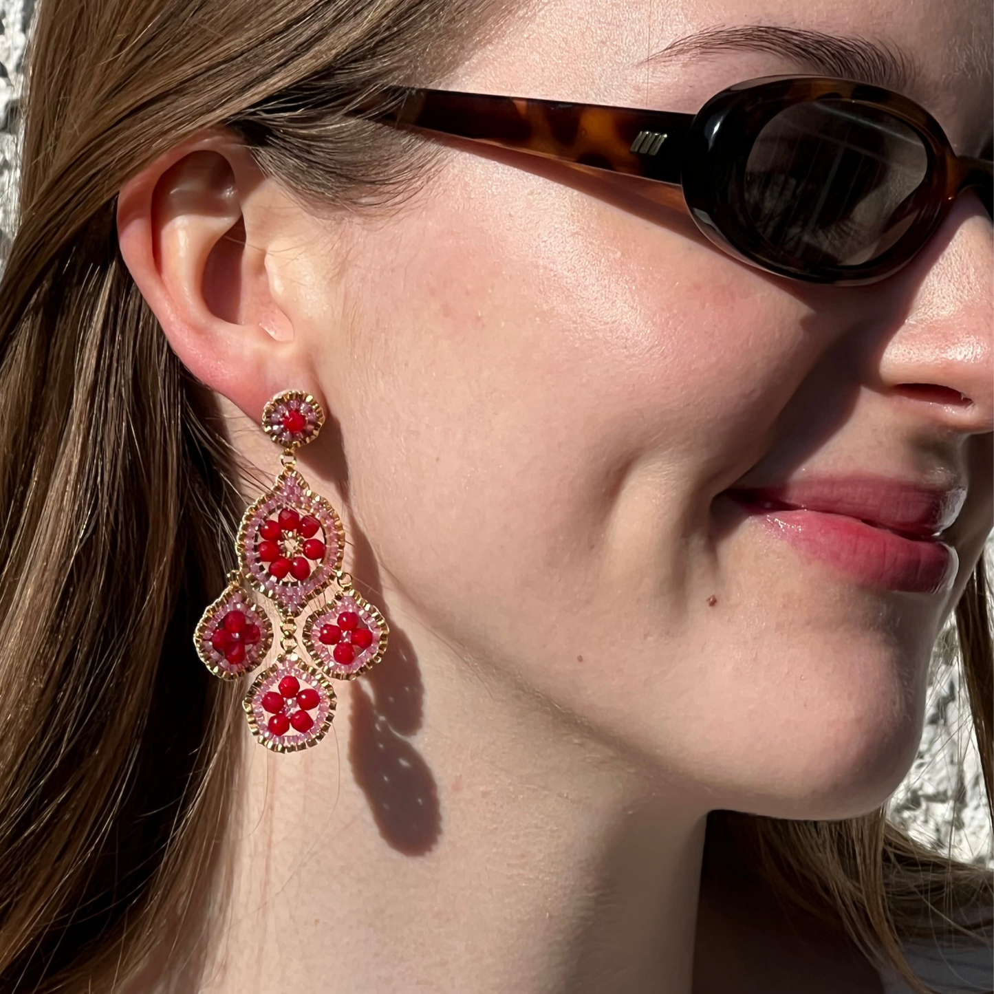 Fatima - Cherry Red and Rose