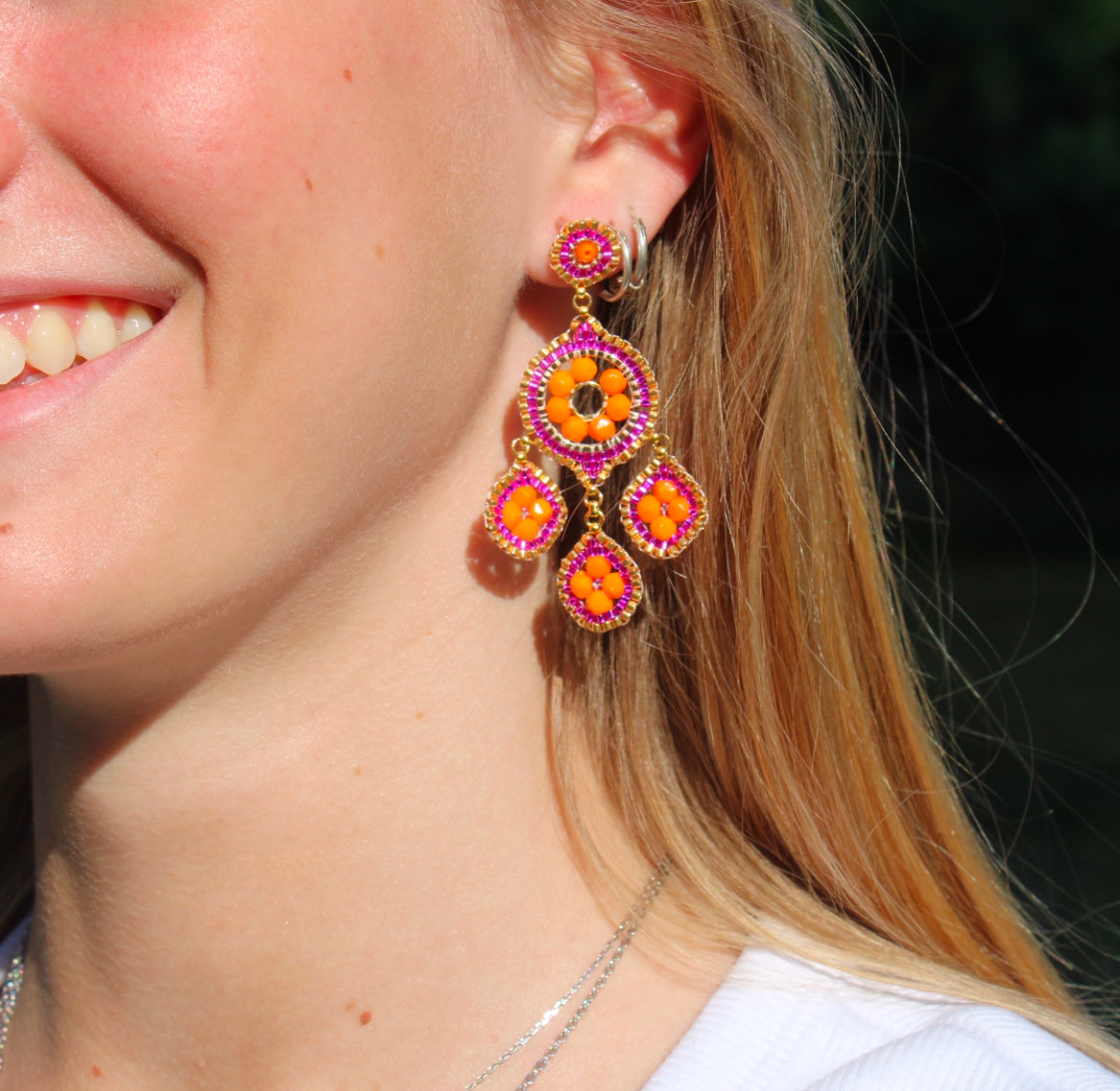 Fatima - pink and orange