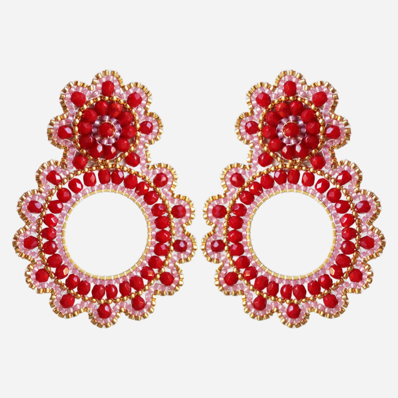 Maria Theresia - Cherry Red and Rose