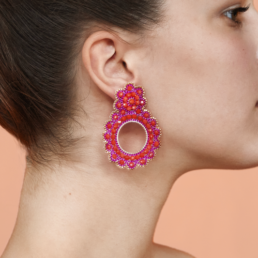 Maria Theresia - pink/orange