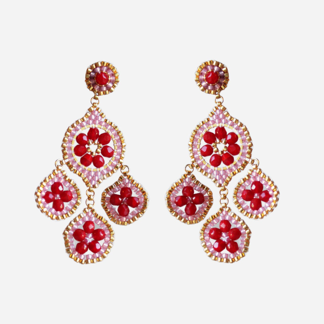 Fatima - Cherry Red and Rose