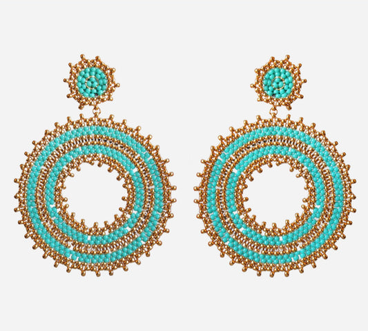 Franziska - Turquoise and Gold