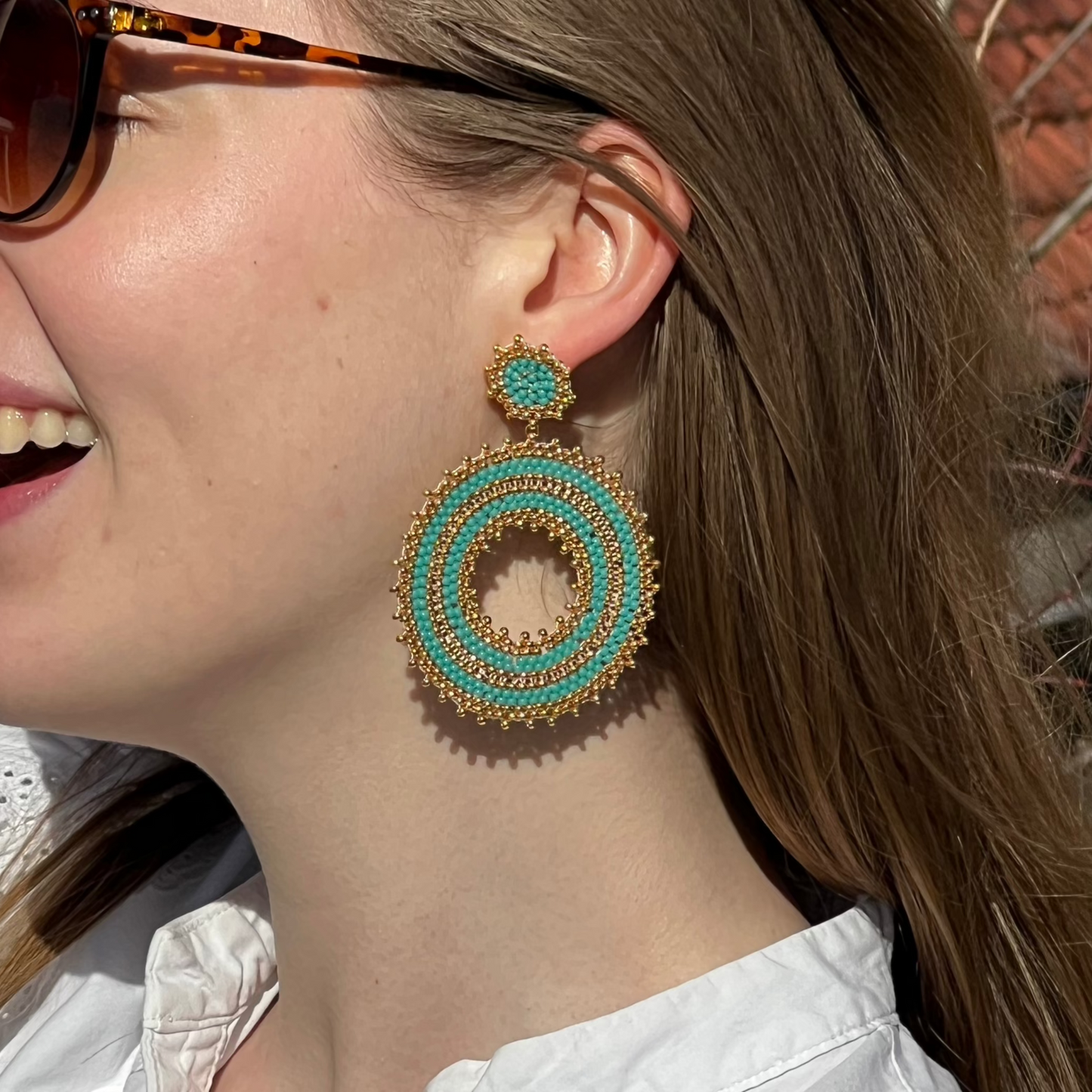 Franziska - Turquoise and Gold